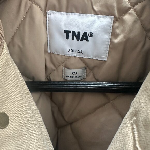 Aritzia TNA Barnett chore jacket XS Tan Khaki - Picture 3 of 3